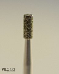 Насадка для фрезера алмазная, синяя (цилиндр) 6 мм